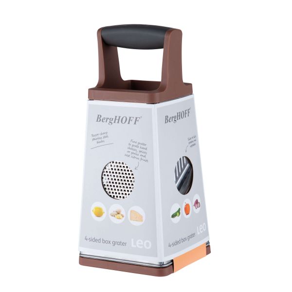 Berghoff Leo 18/10 Paslanmaz Çelik 4 yönlü alttan kapaklı rende 25 Cm - 3