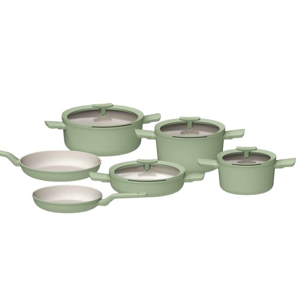 BERGHOFF - Berghoff Leo Balance 10 Parça Tencere Seti Sage (1)