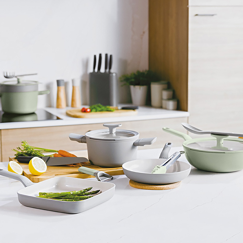 Berghoff Balance Moonmist Yapışmaz Seramik Izgara Tavası 24 cm - 2