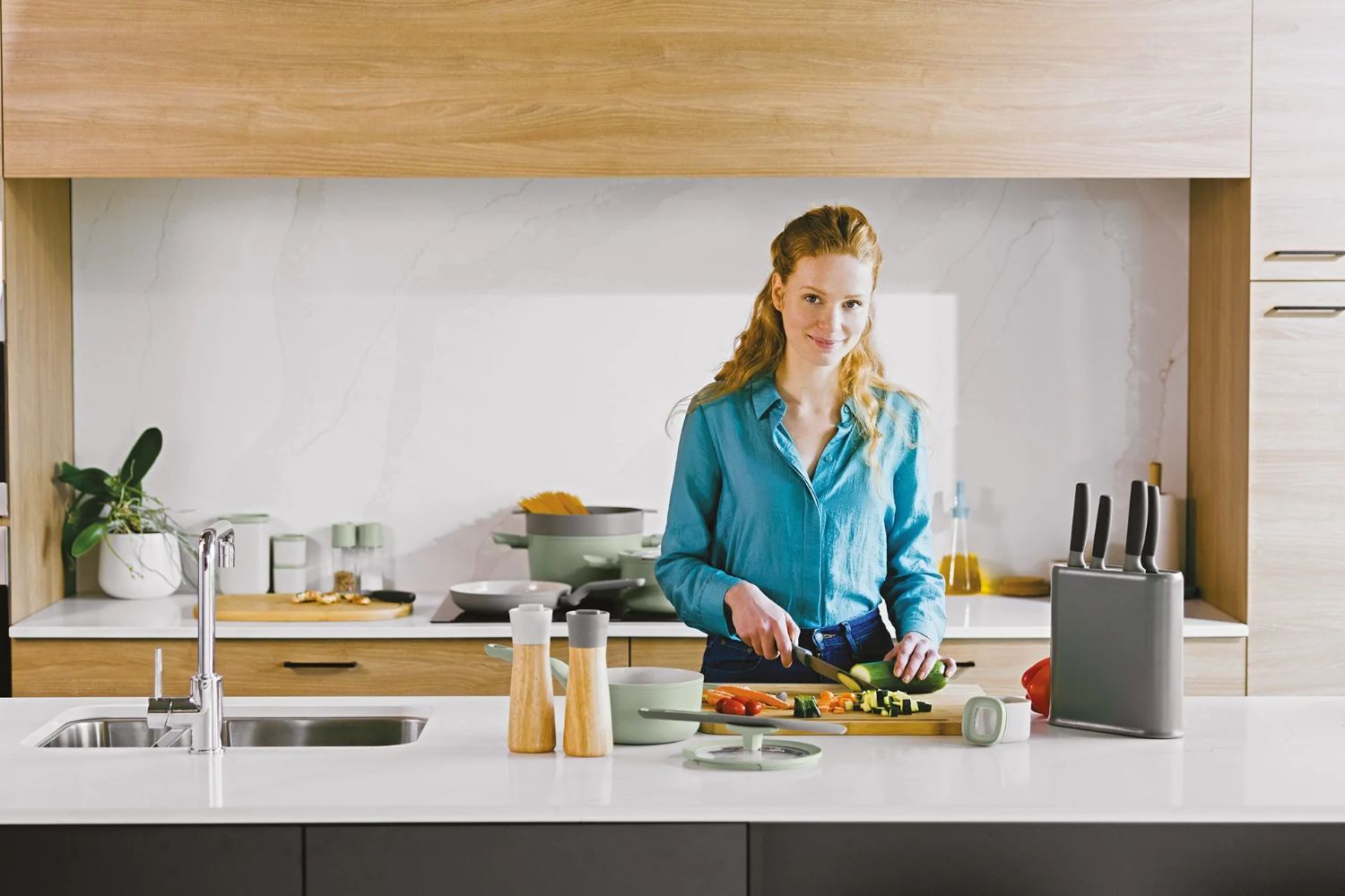 BergHOFF Leo Balance 6lı Blok Bıçak Set - 5