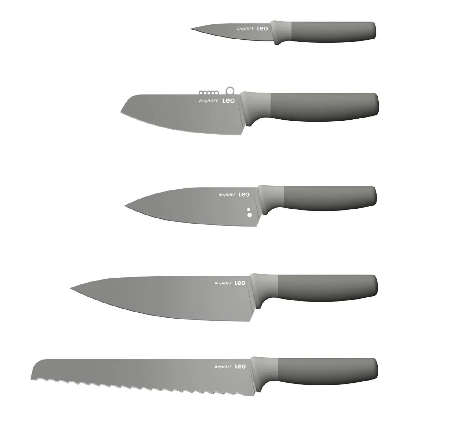 BergHOFF Leo Balance 6lı Blok Bıçak Set - 2