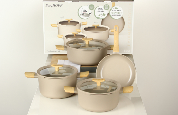 BergHOFF LEO Balance Latte  rengi  Tencere Seti 7 Parça (1)