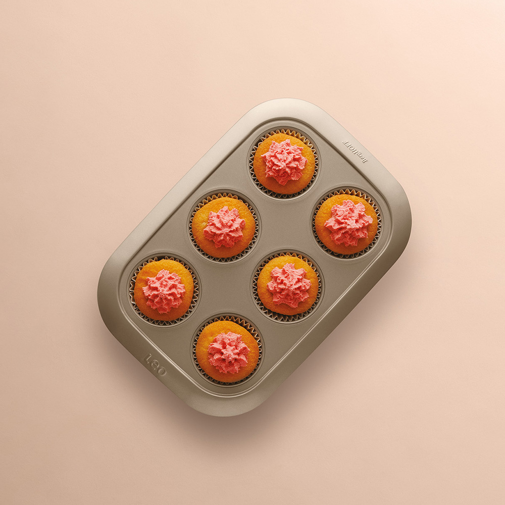 Berghoff Leo Balance Karbon Çeliği 6 lı  Muffin Fırın Tepsisi - 2