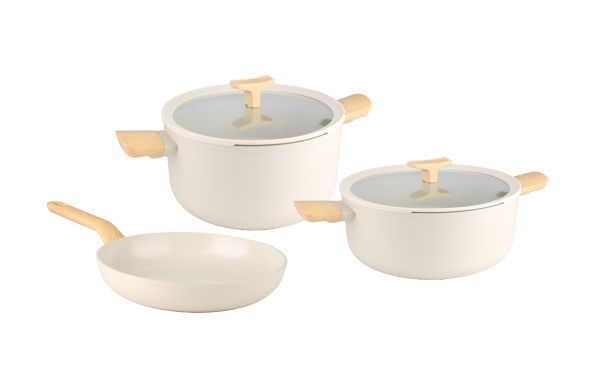 Berghoff Leo Balance Sage 5 Parça Tencere Seti Krem - 3