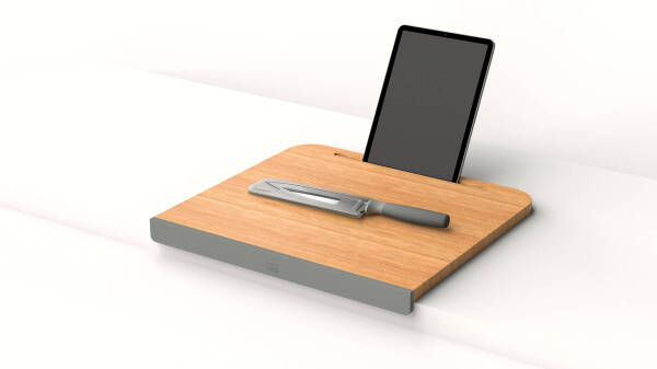 Berghoff Leo Balance Tablet Standlı Kesme Tahtası 45x41x3.5 cm - 3