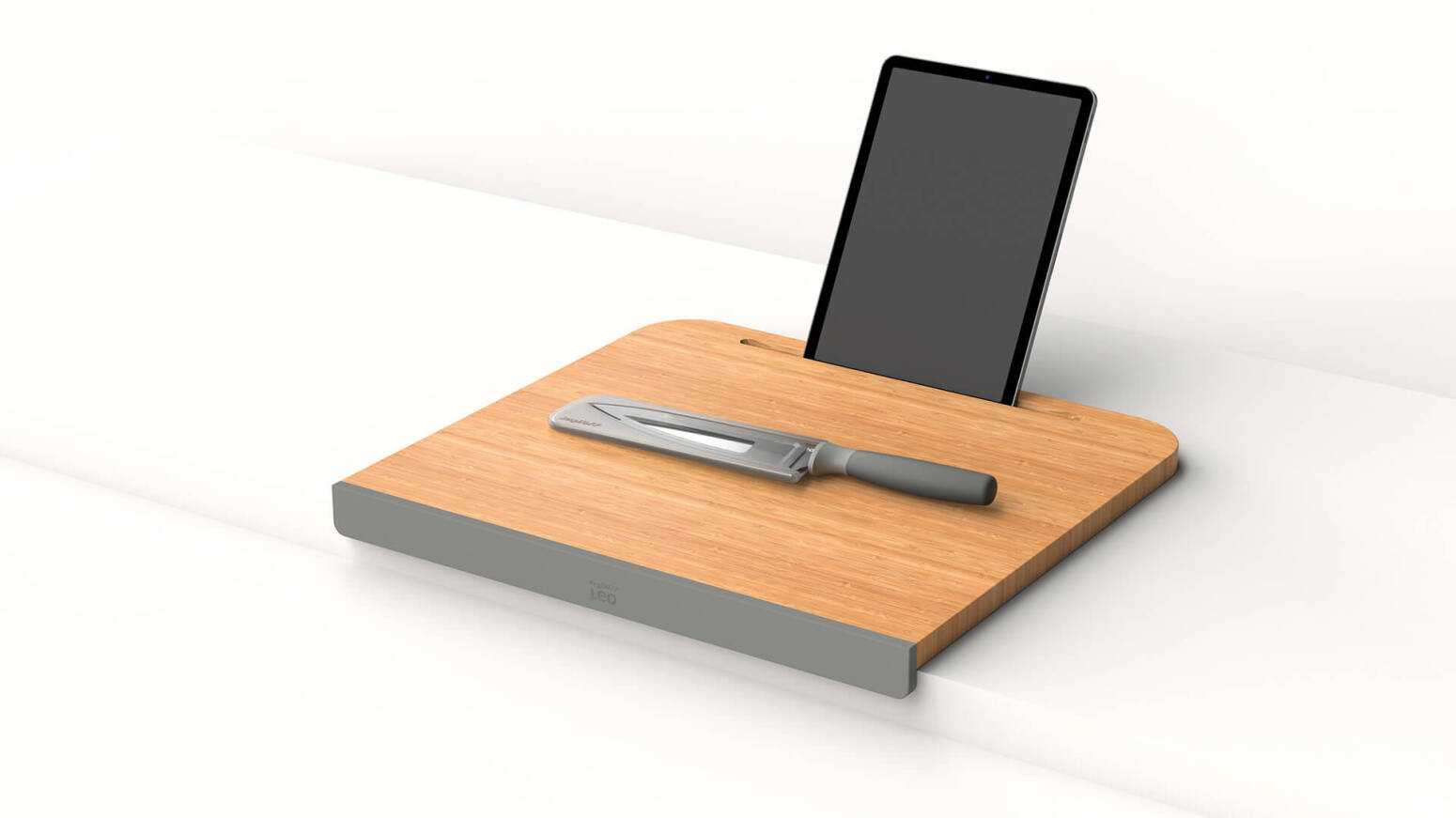 Berghoff Leo Balance Tablet Standlı Kesme Tahtası 45x41x3.5 cm - 3