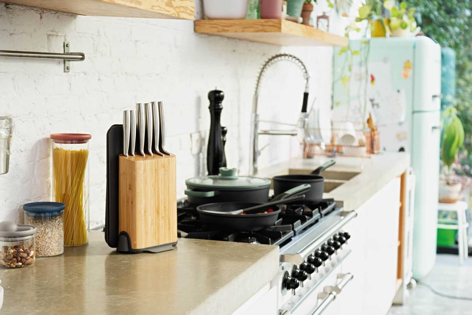 Berghoff Leo 18/10 Paslanmaz Çelik Bıçak Bloğu 11 Parça Set - 5