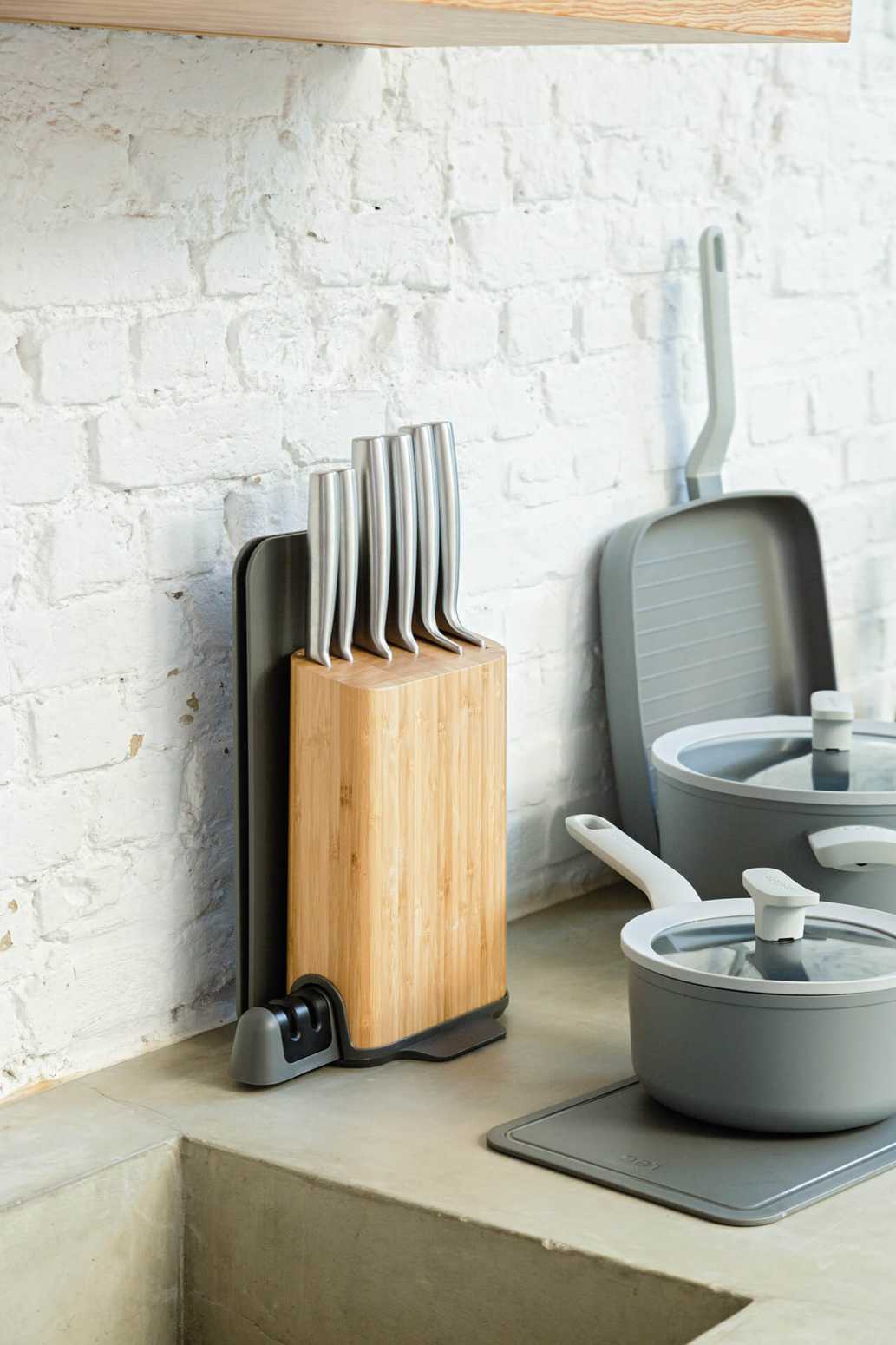 Berghoff Leo 18/10 Paslanmaz Çelik Bıçak Bloğu 11 Parça Set - 2