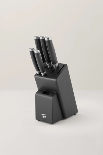  - Berghoff Leo 18/10 Çelik Bıçak Bloğu 6 Parça Setİ (1)