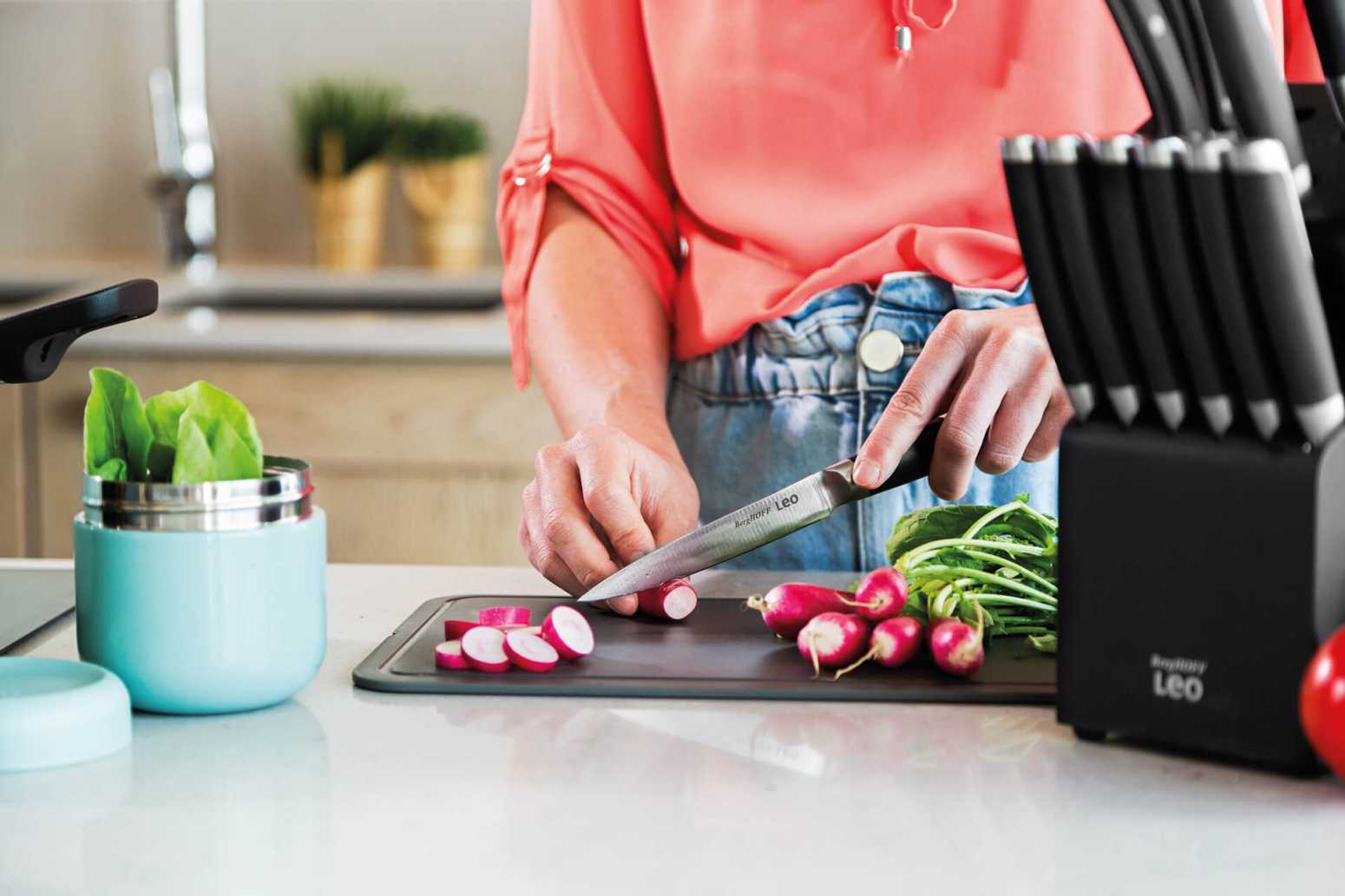 Berghoff Leo 18/10 Paslanmaz Çelik Çok Amaçlı Bıçak 12 cm - 2