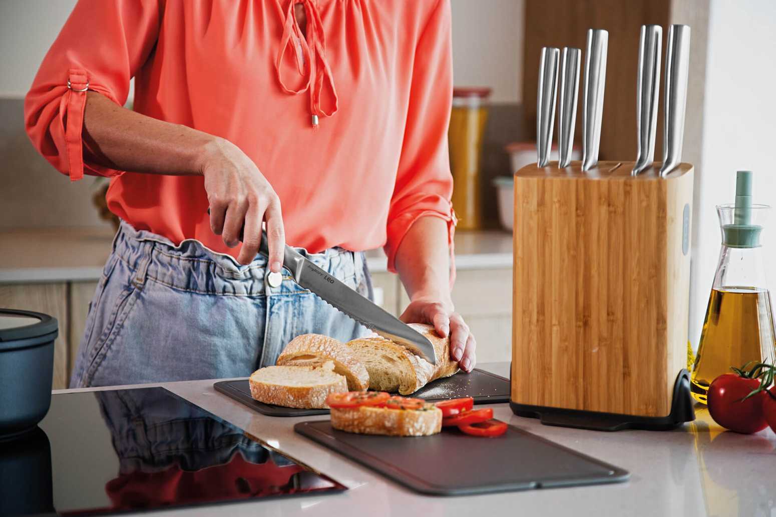 Berghoff Leo 18/10 Paslanmaz Çelik Ekmek Bıçağı 20 cm - 2