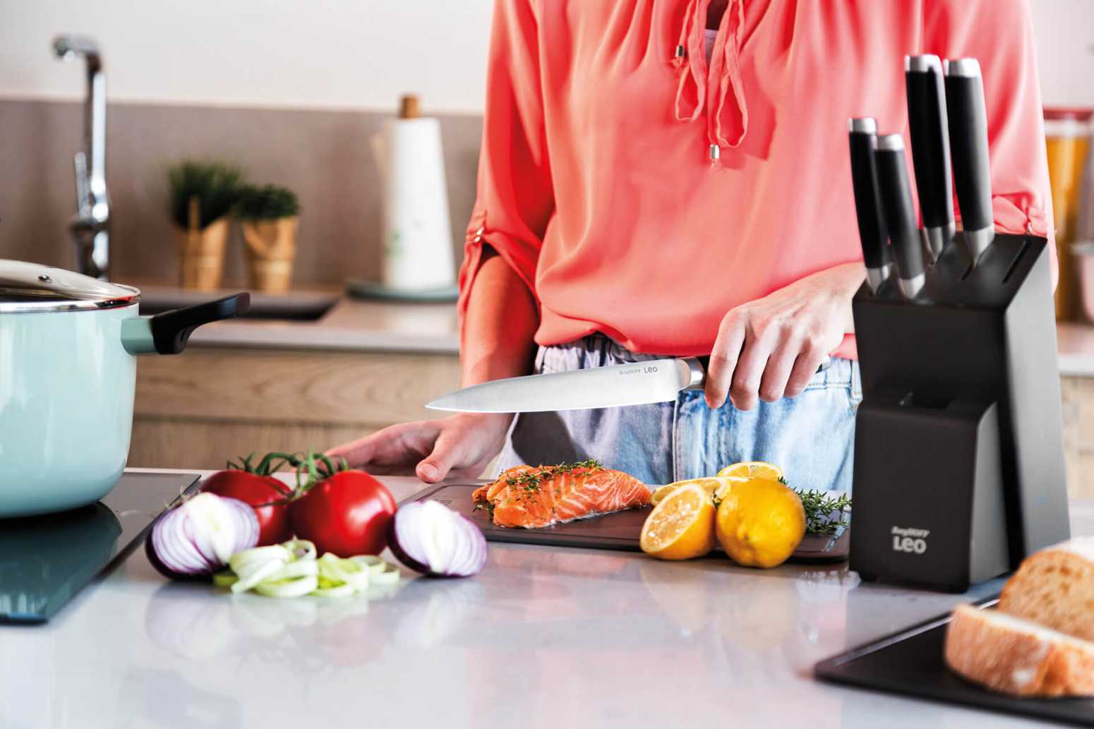 Berghoff Leo 18/10 Paslanmaz Çelik Et Bıçağı 20 cm - 2