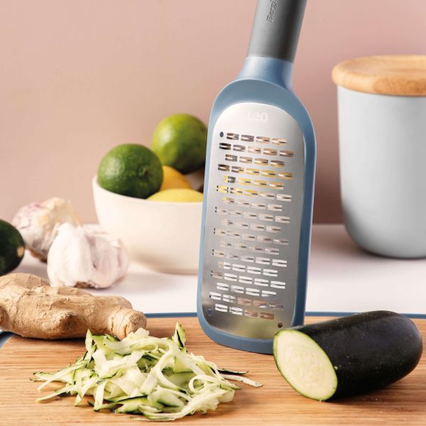 BERGHOFF - Berghoff Leo 18/10 Stainless Steel Two-Sided Blue Hand Grater 27 Cm (1)