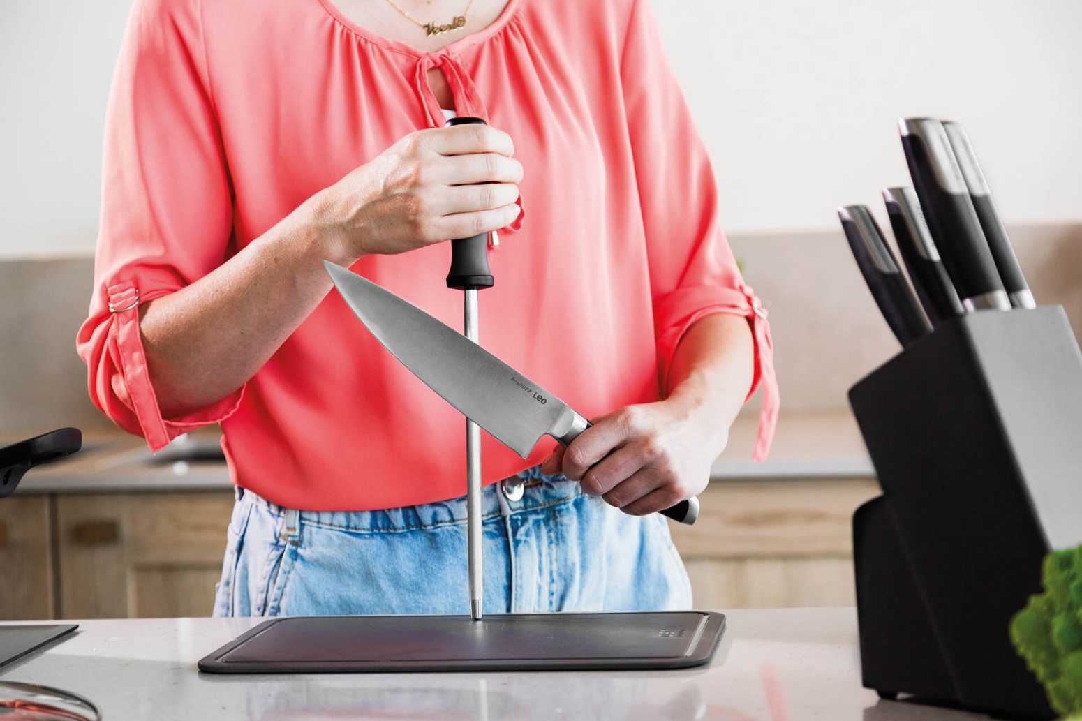 Berghoff Leo 18/10 Paslanmaz Çelik Bıçak Bileyici - 2