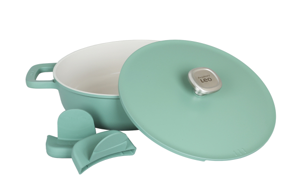 Berghoff Leo Phantom Kapakli Yapişmaz Pilav Tenceresi 28 Cm Forest Green - 2