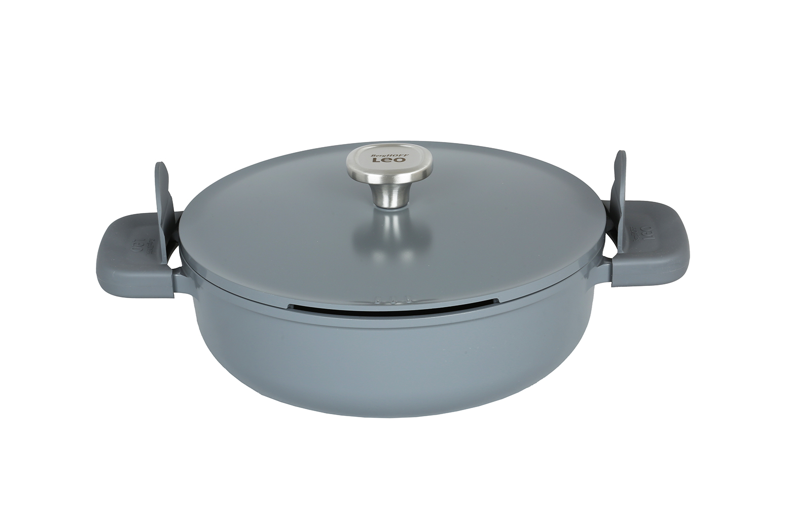 Berghoff Leo Phantom Kapakli Yapişmaz Sote Tavasi 28 Cm Smoked Grey - 1