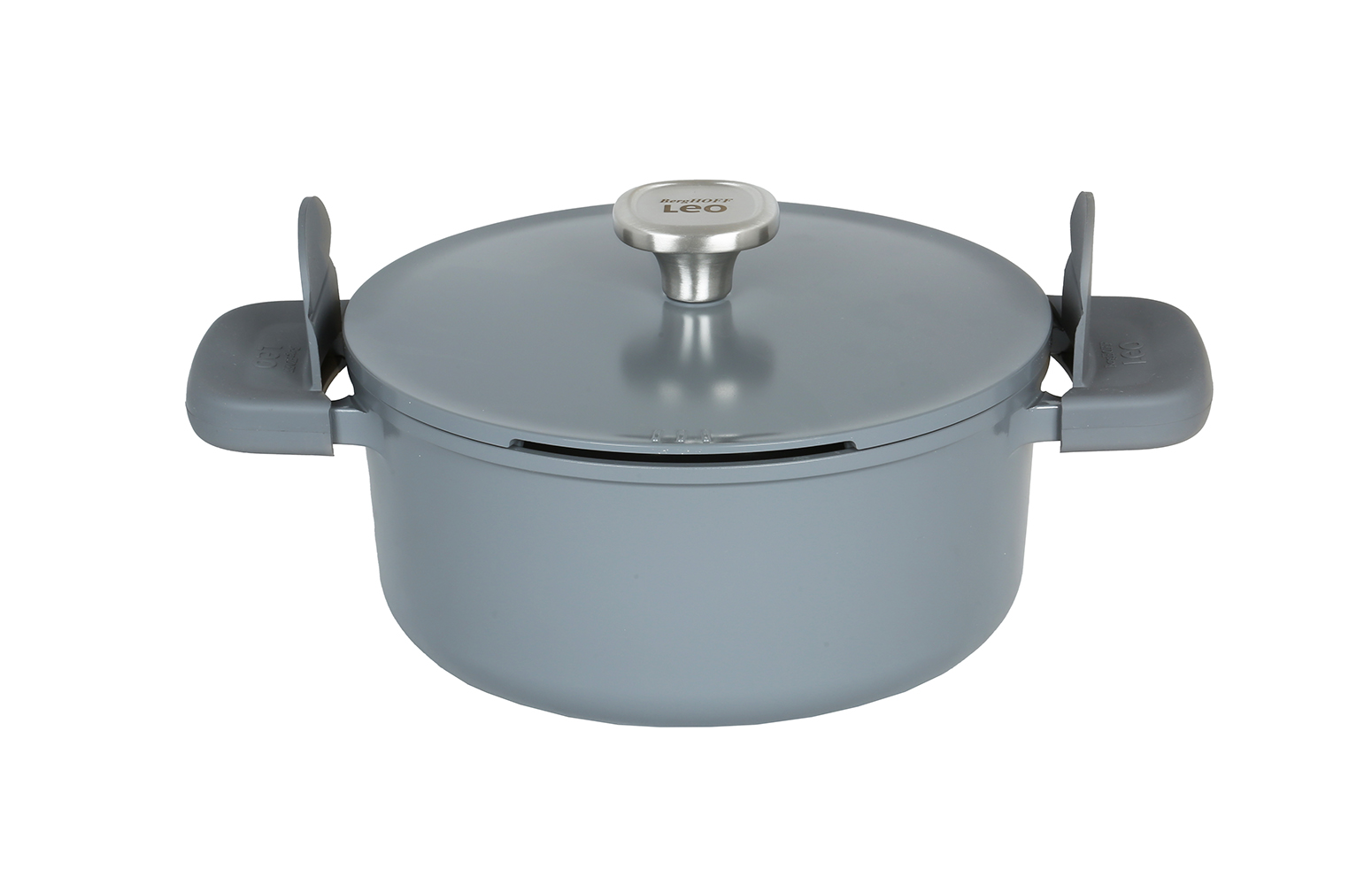 Berghoff Leo Phantom Kapakli Yapişmaz Tencere 24 Cm Smoked Grey - 1