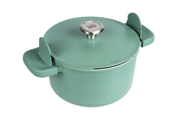Berghoff Leo Phantom Kapakli Yapişmaz Derin Tencere 24 Cm Forest Green