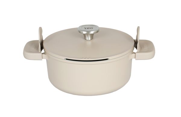 Berghoff Leo Phantom Kapakli Yapişmaz Tencere 24 Cm Latte