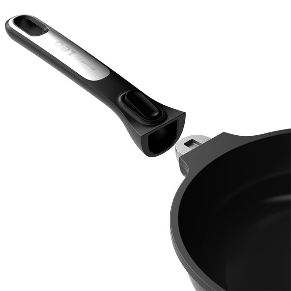 BERGHOFF - BergHOFF LEO Phantom Seramik Yapışmaz Kızartma Tavası 24 cm (1)