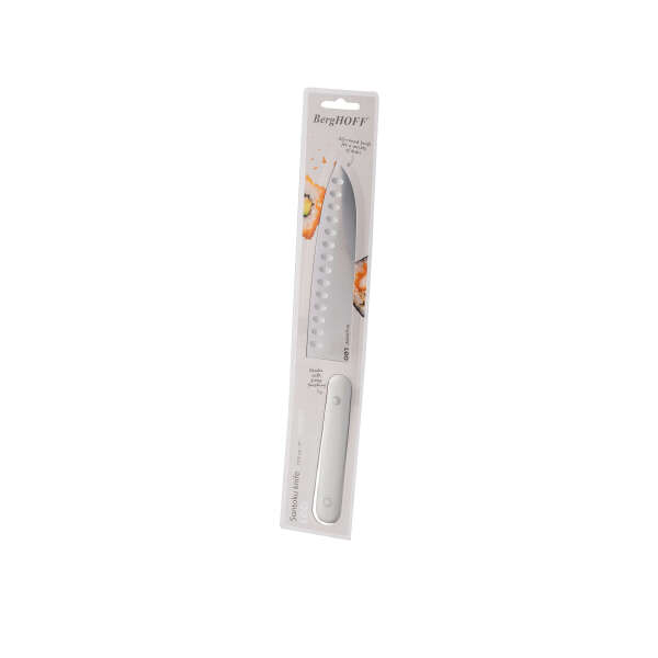 Berghoff Leo 18/10 Paslanmaz Çelik Beyaz Santoku bıçağı 17,5 cm - 3