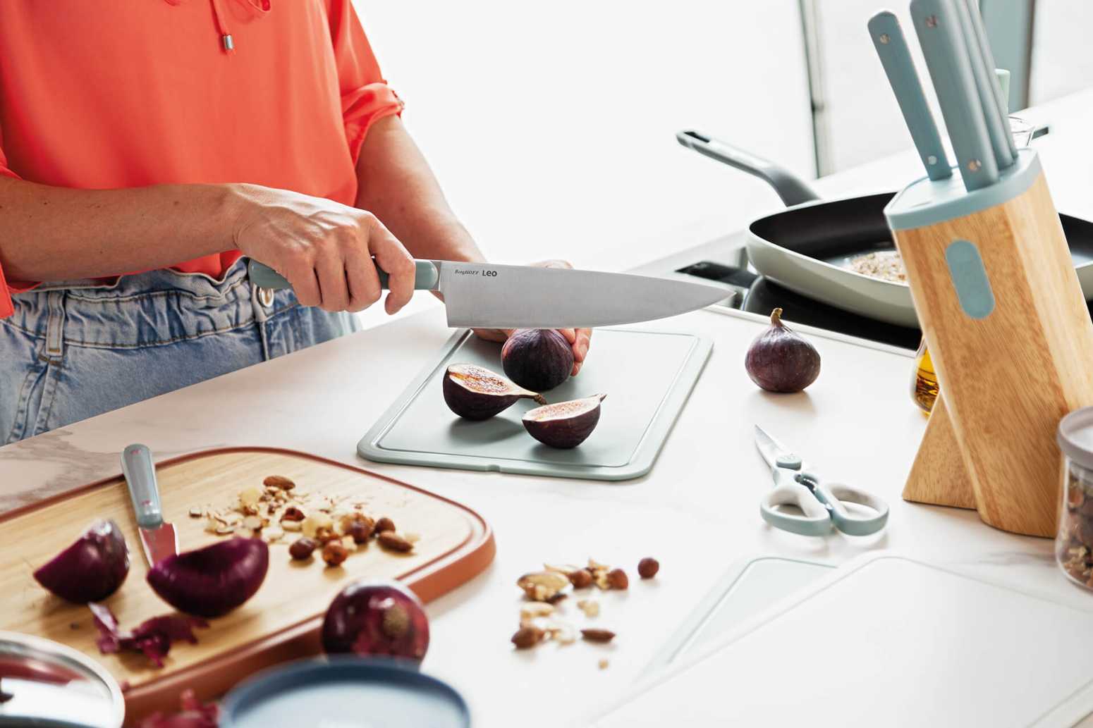 Berghoff Leo 18/10 Paslanmaz Çelik Şef Bıçağı 20 cm - 2