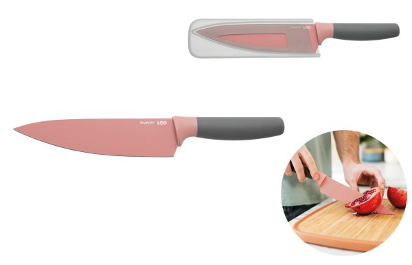 Berghoff - Berghoff Leo Şef bıçağı pembe (1)