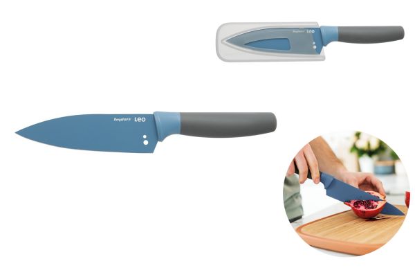 Berghoff - Berghoff Leo Şef bıçağı ve yeşillik ayıklayıcı mavi (1)