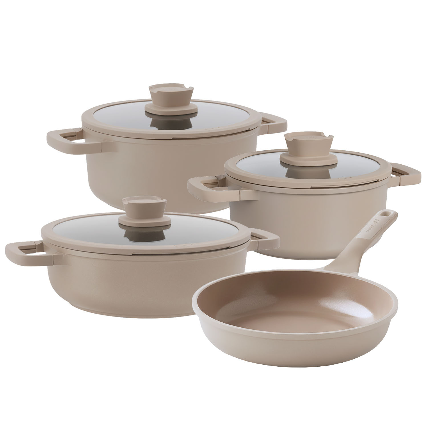 Berghoff Leo Stone 7 Parça Tencere Tava Set - 1