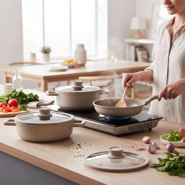 BERGHOFF - Berghoff Leo Stone Tava 24 cm Latte (1)