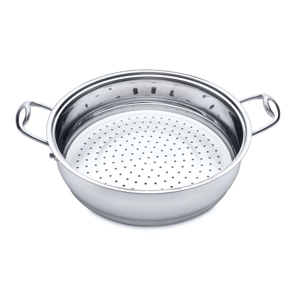 BERGHOFF - Berghoff Zeno 18/10 Paslanmaz Çelik Buharda Pişirici Süzgeç 28 cm (1)