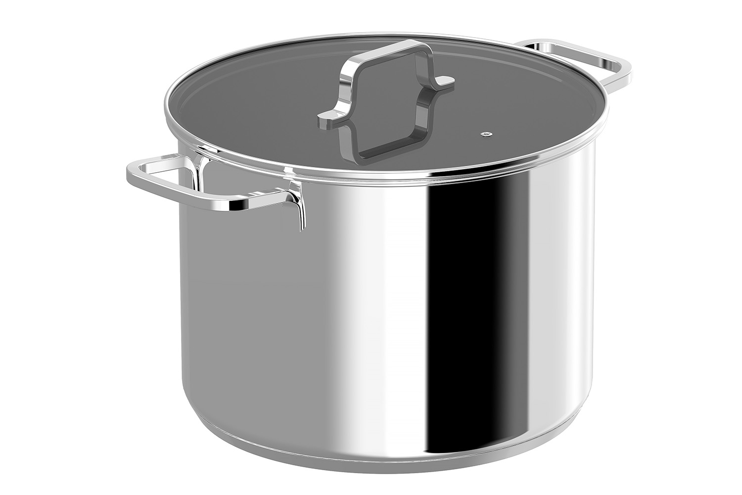 Berghoff Dina Helix Paslanmaz Çelik Kapaklı Tencere 26x19 cm - 1