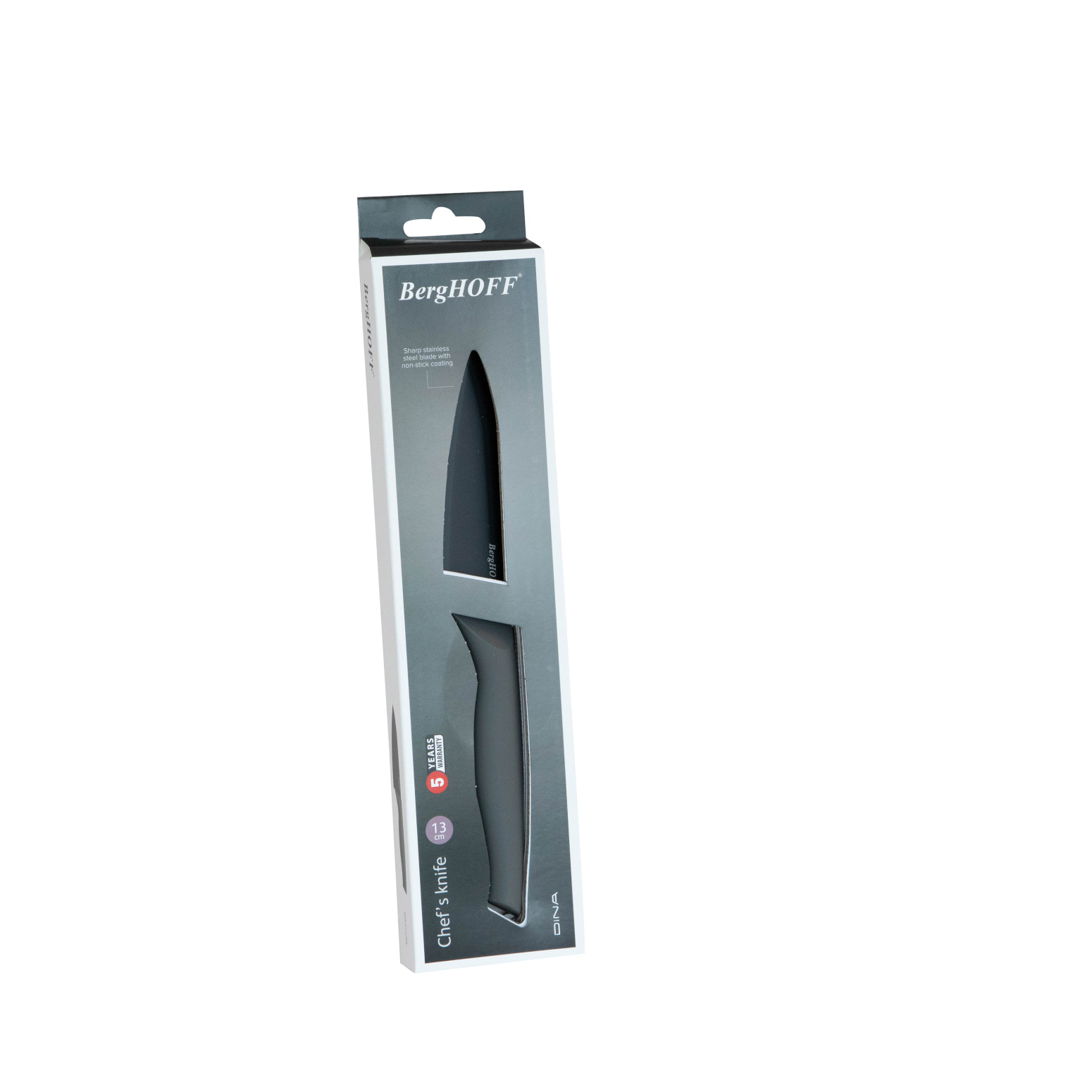 BerhgHOFF Dina Vektor  Paslanmaz Çelik Şef Bıçağı 13cm - 2