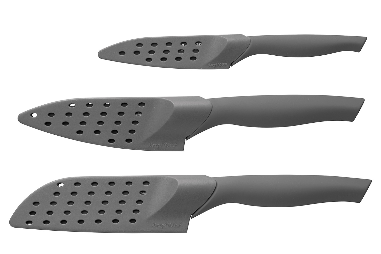 BerhgHOFF Dina Vektor Paslanmaz Çelik 3lü Bıçak Seti - 1