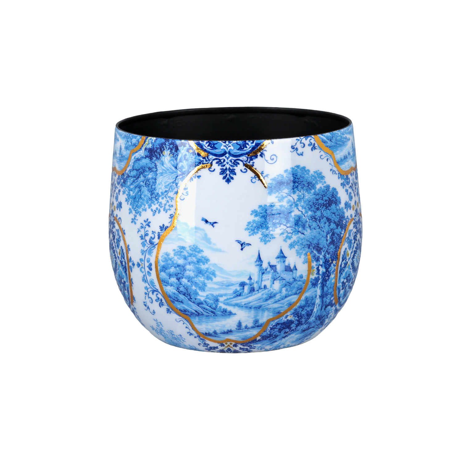 Blue Heritage Dekoratif 3'Lü Saksı Seti - 4