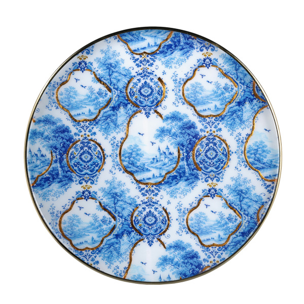 Blue Heritage Dekoratif Tepsi 41cm (1)