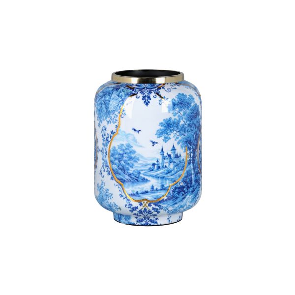 Blue Heritage Dekoratif Vazo 20cm