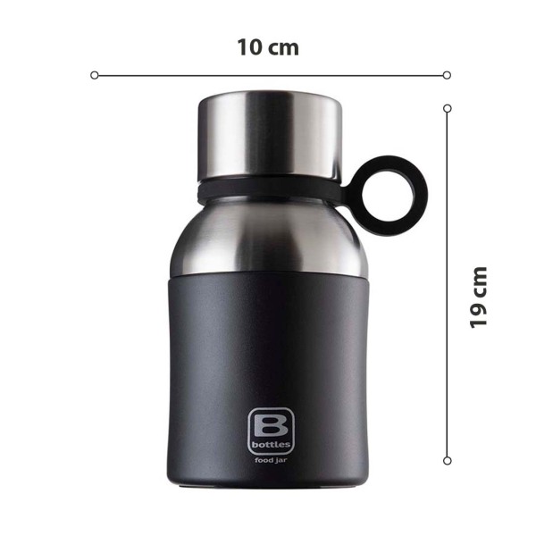 Bugatti Paslanmaz Çelik Antrasit Yemek Termosu 500Ml (1)