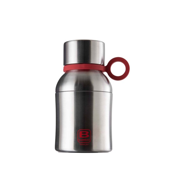 Bugatti Paslanmaz Çelik Mat Gümüş Rengi Yemek Termosu 500Ml - 1