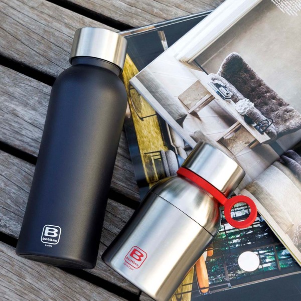 Bugatti Paslanmaz Çelik Mat Gümüş Rengi Yemek Termosu 500Ml - 5