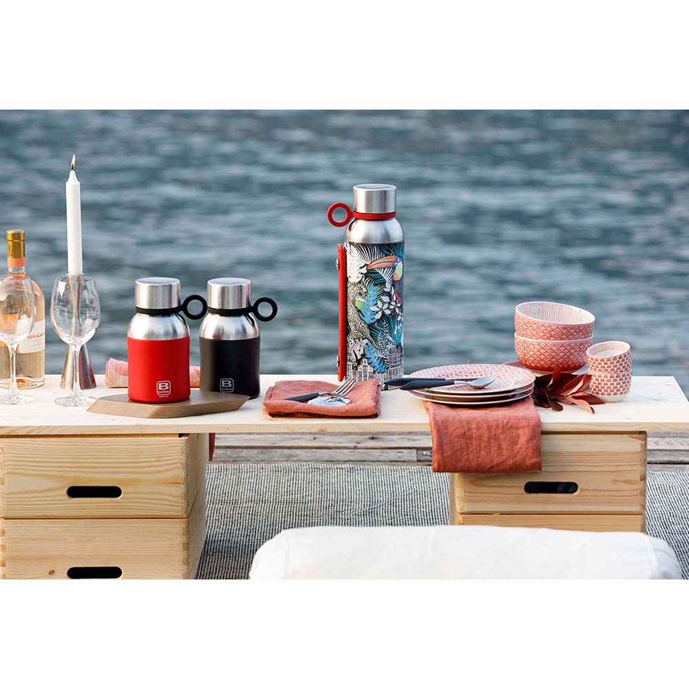 Bugatti Paslanmaz Çelik Mat Kırmızı Yemek Termosu 500Ml - 3