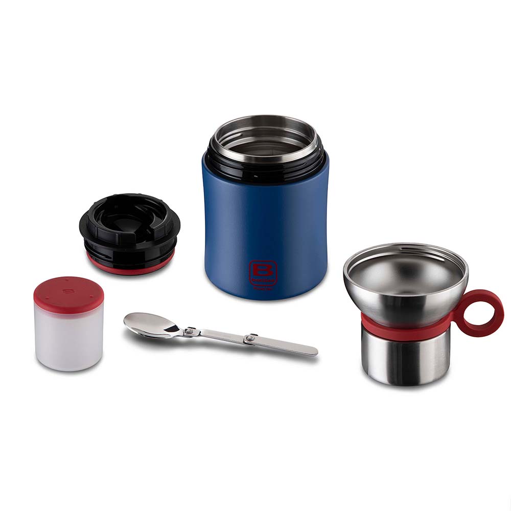 Bugatti Paslanmaz Çelik Mavi Yemek Termosu 500Ml - 3