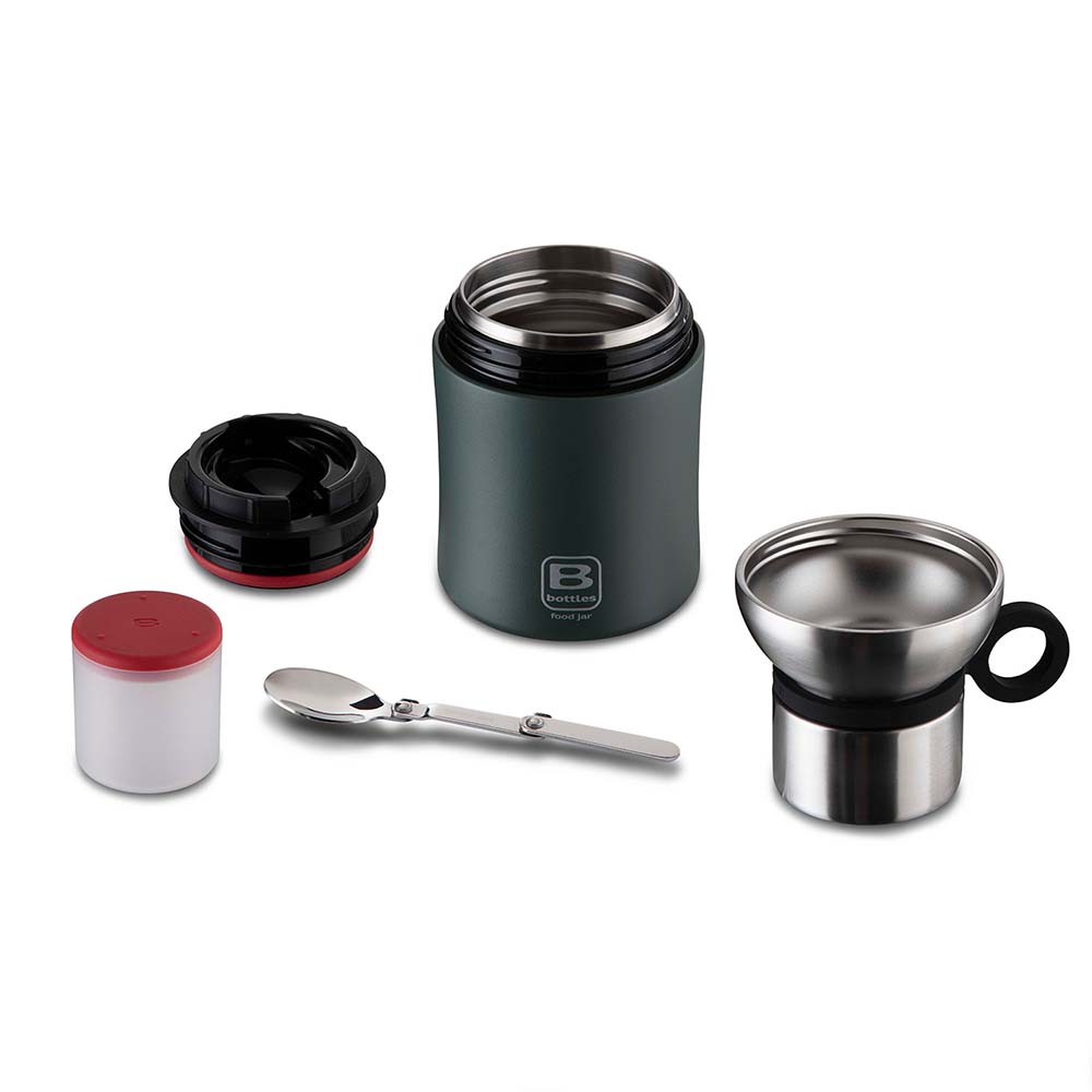 Bugatti Paslanmaz Çelik Orman Yeşili Yemek Termosu 500Ml - 3