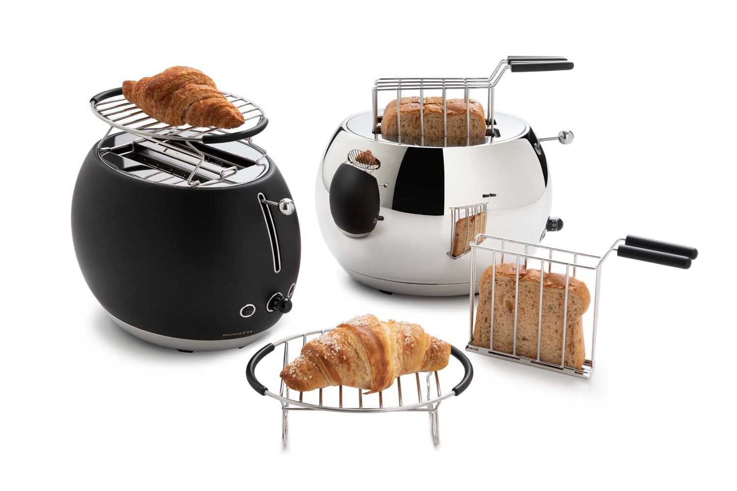 Bugatti Romeo Mat Siyah Ekmek Kızartma Makinesi - 4