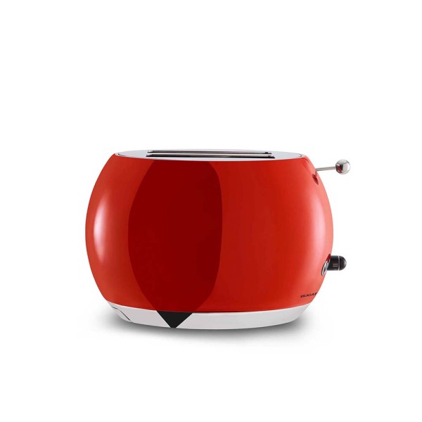 Bugatti Romeo Parlak Kırmızı Ekmek Kızartma Makinesi (1)