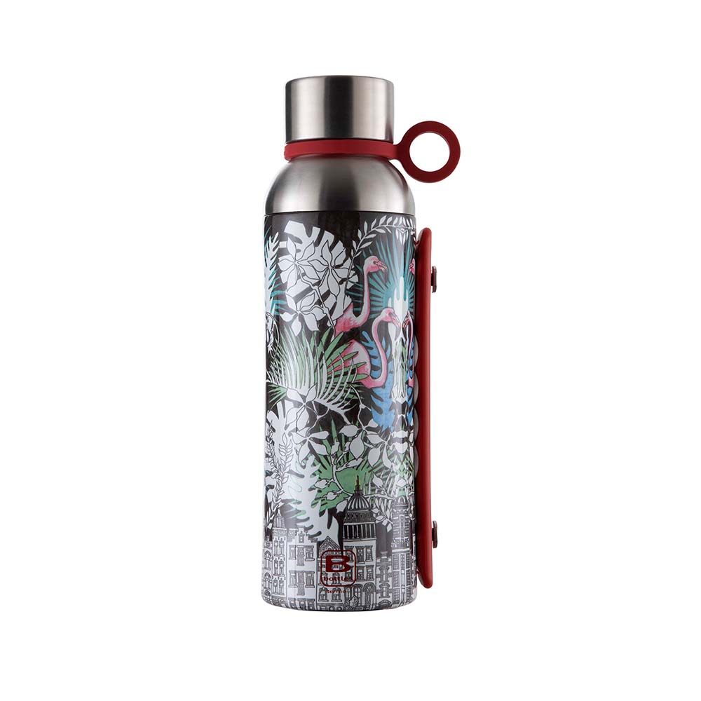 Bugatti Termo Taşıma Kulplu Paslanmaz Çelik La Vılle Desenli Termos 1500Ml - 1