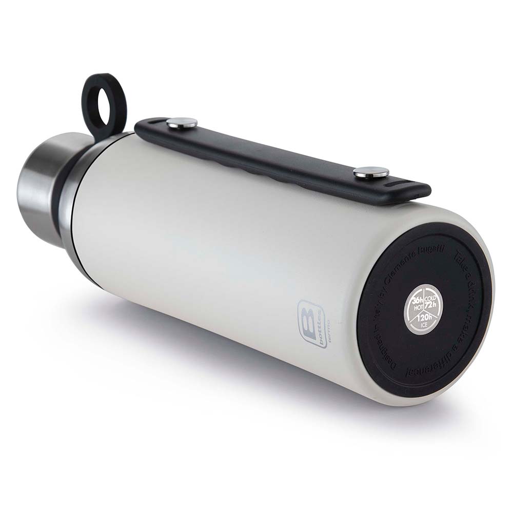 Bugatti Termo Taşıma Kulplu Paslanmaz Çelik Mat Beyaz Termos 1500Ml - 5