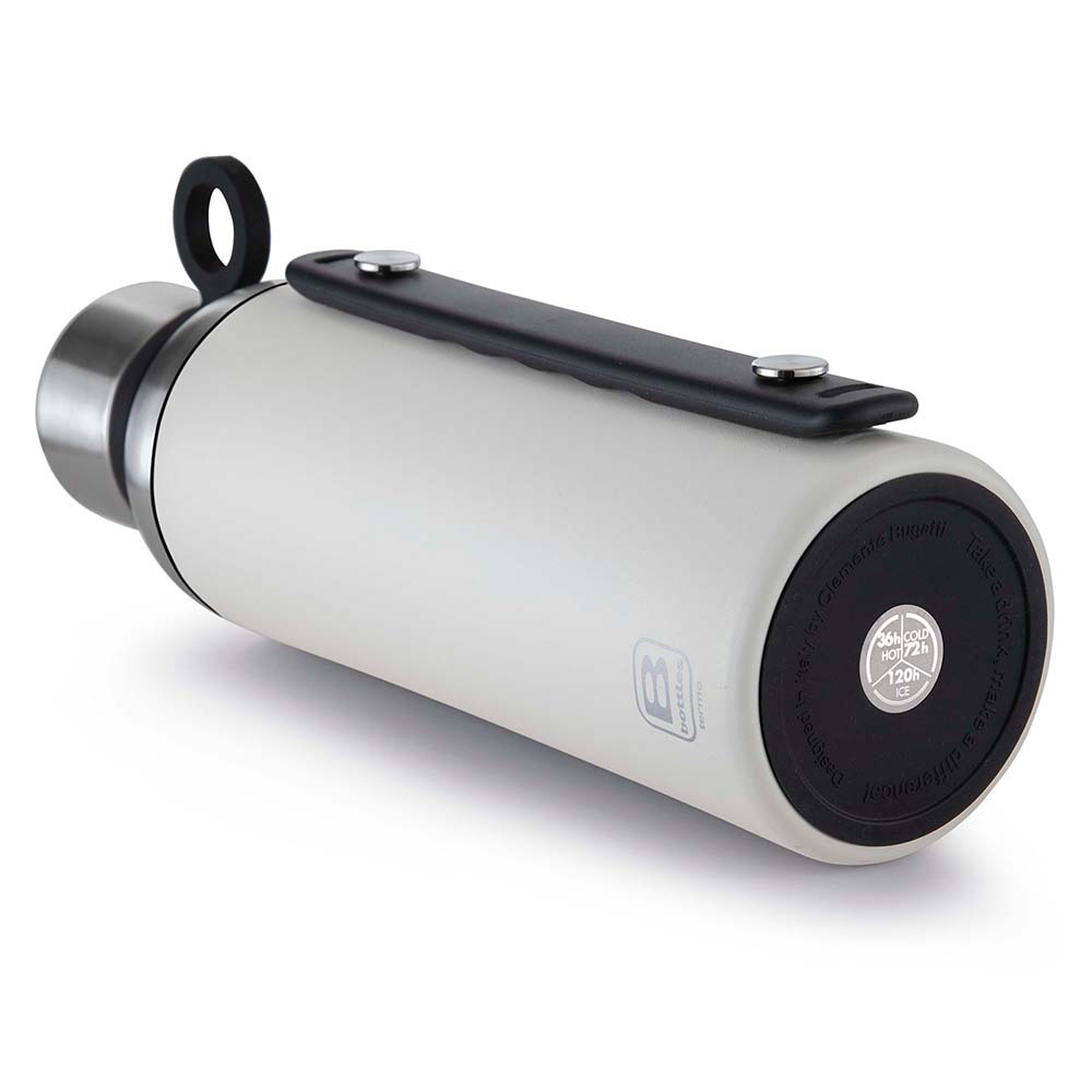 Bugatti Termo Taşıma Kulplu Paslanmaz Çelik Mat Beyaz Termos 1500Ml - 4