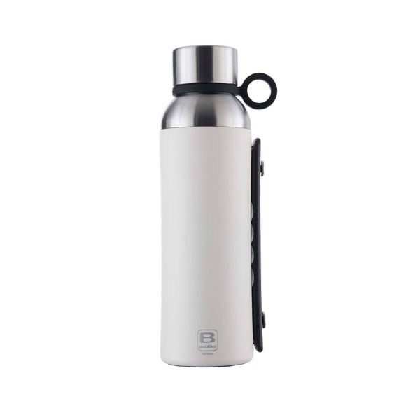 Bugatti Termo Taşıma Kulplu Paslanmaz Çelik Mat Beyaz Termos 1500Ml - 1