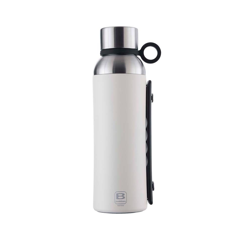 Bugatti Termo Taşıma Kulplu Paslanmaz Çelik Mat Beyaz Termos 1500Ml - 1